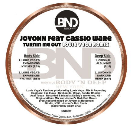 Jovonn (feat Casio Ware) Turnin Me Out ✪ BND007